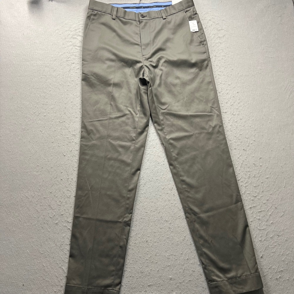 Brooks Brothers Advantage Chino Slim Fit Pants Khaki Olive 34x34 NWT 2354